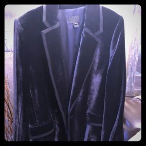JCrew velvet blazer